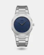 ساعة خالد الرجالية ستيل باللون الفضي | LSS002M