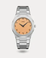 ساعة خالد الرجالية ستيل باللون الفضي | LSS002M