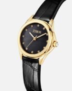 ⁦‎ ساعة نسائية زايروس من الجلد الاسود | ZAL170F⁩ - الصورة ⁦12⁩