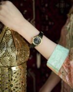 ⁦‎ ساعة نسائية زايروس من الجلد الاسود | ZAL170F⁩ - الصورة ⁦8⁩