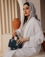 ⁦شنطة نسائية من القماش باللون الأزرق | ZLD107W050501⁩ - الصورة ⁦3⁩
